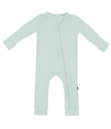 Kyte BABY Zipper Ribbed Romper Sage