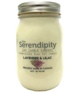 Serendipity Candles Mason Jar Lavender + Lilac
