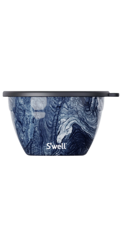 S'well Azurite Marble Salad Bowl Kit, 64oz