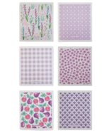 Nature Bee Swedish Sponge Cloths Pack Purple Theme