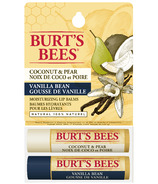 Duo de baume à lèvres Burt's Bees : poire à la noix de coco et gousse de vanille