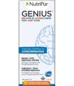 Nutripur GENIUS Kids & Teens Liquid Concentration and School Performance