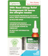 Option+ Spray antiallergique nasal 24 heures 50mcg