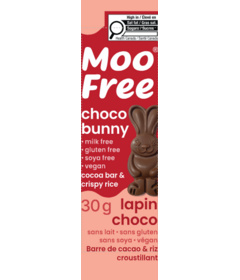 Moo Free Choco Bunny Bar with Crisps