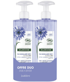 Klorane 3-in-1 Micellar Water With Organic Cornflower Duo