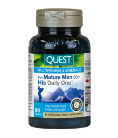 Quest Multivitamins & Minerals for Mature Men 50+ His Daily One