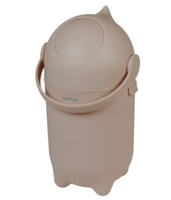 image of Nattou Dropy Diaper Bin Taupe with sku:329430
