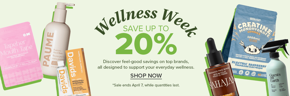 Wellness Week Save up to 20%