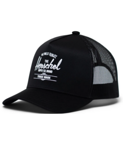 Herschel Supply Whaler Tall Mesh Cap Black