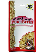 PureBites Friandises pour chats à base de poitrine de poulet lyophilisée