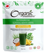 Organic Traditions Supergreens Pineapple Coconut