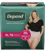 Depend Fresh Protection Women's Incontinence & Postpartum Underwear 