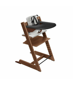 Stokke Tripp Trapp High Chair Warm Brown with Black Tray