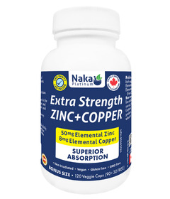 Naka Platinum Extra Strength Zinc + Copper