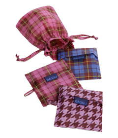 BAGGU Standard Baggu Set of 3 Check Mix