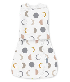 SwaddleMe by Ingenuity Arms Free Convertible Swaddle Luna 1.0 TOG