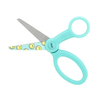 SCISSORS, KIDS BLUNT TIP - BLUE - Yoobi Australia