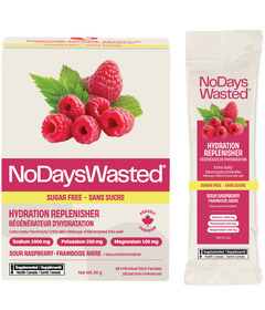 No Days Wasted Active Hydration Replenisher Sour Raspberry
