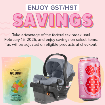 Enjoy GST/HST Savings on Select Items!