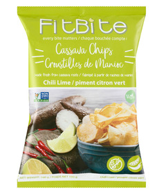 FitBite Cassava Chips Chili Lime