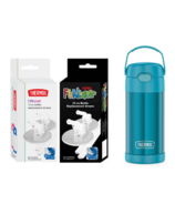 Thermos FUNtainer Bottle Teal Bundle