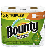 Bounty Paper Towels Triple Rolls White