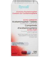 Rexall comprimés d'acétaminophène extra fort à action rapide