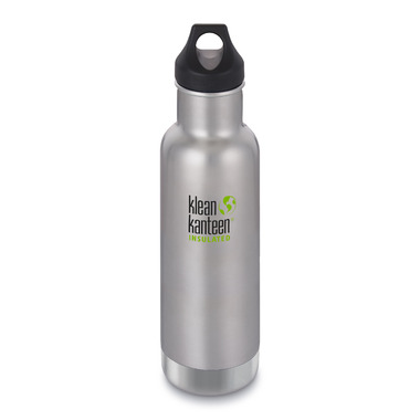 Klean Kanteen Insulated Classic Bottle with Loop Cap Brushed Stainless Klean Kanteen Insulated Classic Bottle with Loop Cap Brushed Stainless