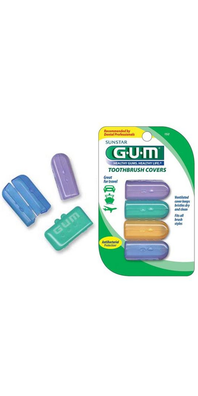 gum antibacterial toothbrush covers