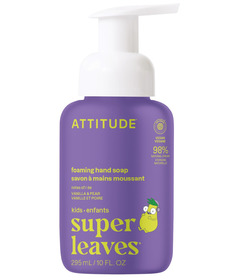 ATTITUDE Super Leaves Kids Foaming Hand Soap Vanilla & Pear