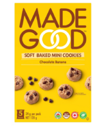 MadeGood Soft Baked Mini Cookies Chocolate Banana
