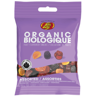 Jelly Belly Organic Fruit Flavoured Snack Assorted Jelly Belly Organic Fruit Flavoured Snack Assorted