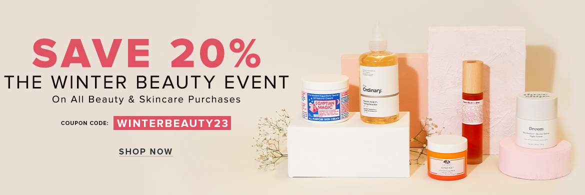 Save 20% on ALL Beauty & Skincare Event