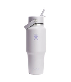 Hydro Flask Wide Mouth Flex Straw Travel Bottle Cloud Pink