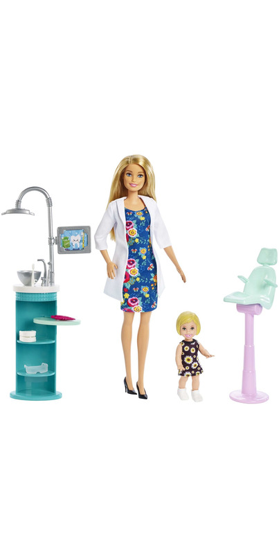 Barbie dentist doll & playset online