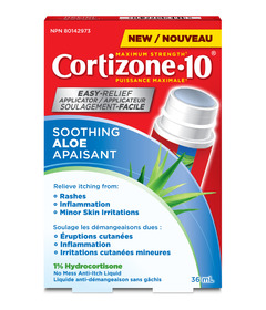Cortizone 10 Soothing Aloe Easy-Relief No Mess 1% Hydrocortisone Liquid