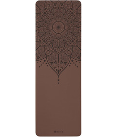 GAIAM 10mm Printed Fitness Mat Mandala Tribe Espresso