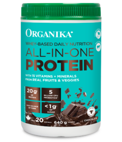 Organika Whey-Based Daily Nutrition All-In-One Protein Chocolate