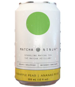 Matcha Ninja Pineapple Pear Sparkling Matcha