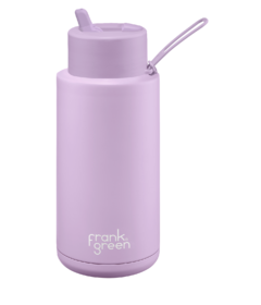 frank green Ceramic Reusable Bottle with Flip Straw Lid Lilac Haze