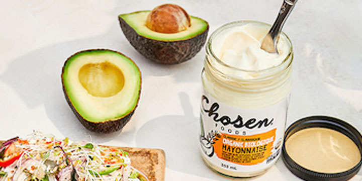 Chosen Foods product and avocado