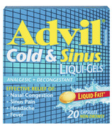 Advil liqui-gels rhume et sinus