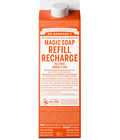 Dr. Bronner's Organic Pure Castile Liquid Soap Refill Tea Tree