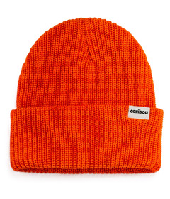 Caribou Fisherman Beanie Tangerine Caribou Fisherman Beanie Tangerine