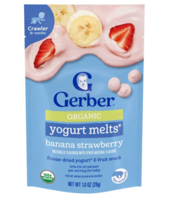 Gerber Organic Yogurt Melts Strawberry Banana