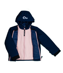 Tempo Outerwear Duo Jacket Navy-Blush