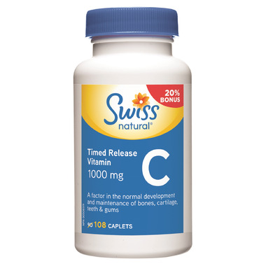 Swiss Natural Timed Release Vitamin C BONUS Swiss Natural Timed Release Vitamin C BONUS