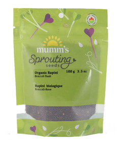 Mumm's Sprouting Seeds Organic Rapini Broccoli Raab