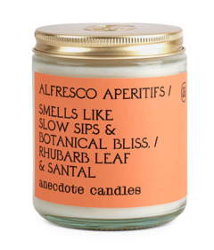 Anecdote Candles Glass Jar Candle Alfresco Apertifs 