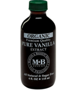 Morton & Bassett 4 oz Organic Vanilla Extract 